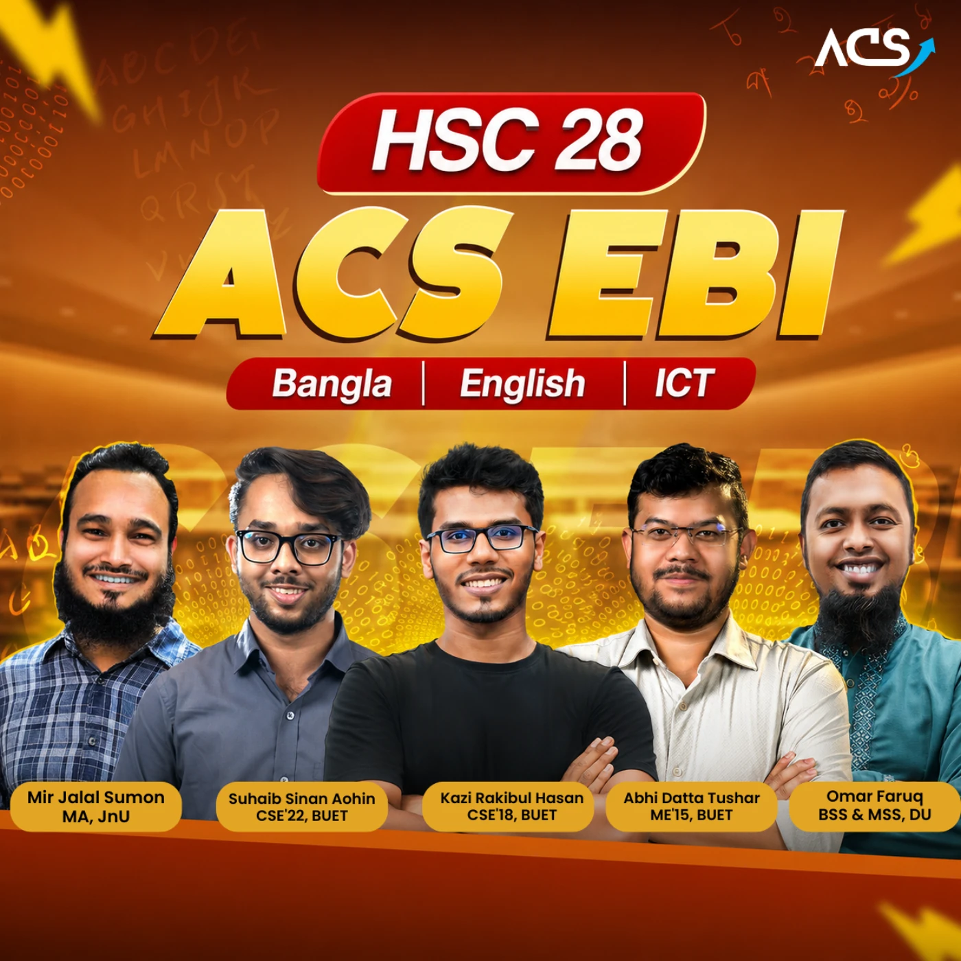 ACS EBI Course for HSC 28 English Bangla ICT